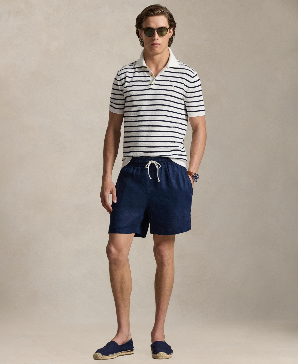 Polo Ralph Lauren Men's Short-Sleeve Collar Sweater