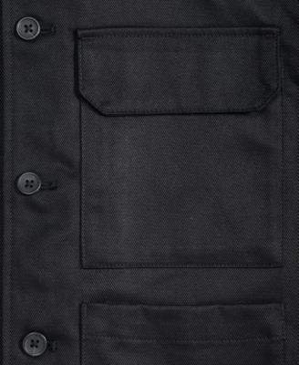 Men's Relaxed-Fit Twill Shirt Jacket