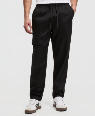 Men's Relaxed-Fit Twill Utility Pants