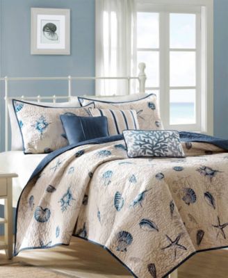 Bayside Quilted 6-Pc. Coverlet Set, King