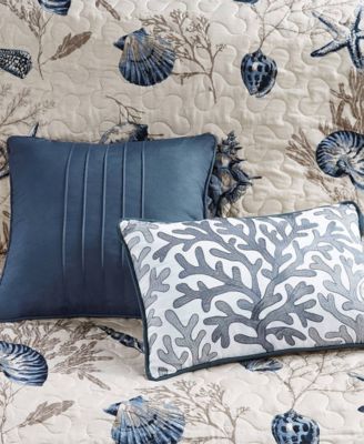 Bayside Quilted 6-Pc. Coverlet Set, Full/Queen