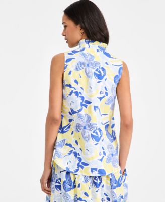 Women's Smocked Waist Shirt