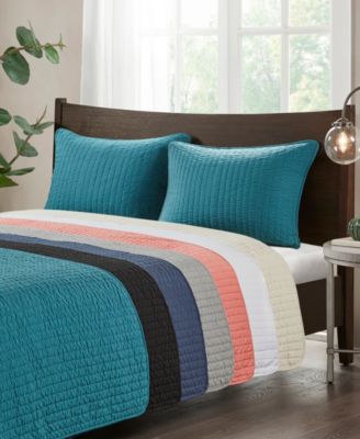 Keaton Quilted 3-Pc. Quilt Set, King/California King