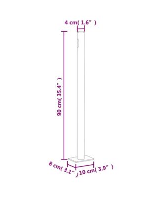 Side Awning Cream, Green Grey