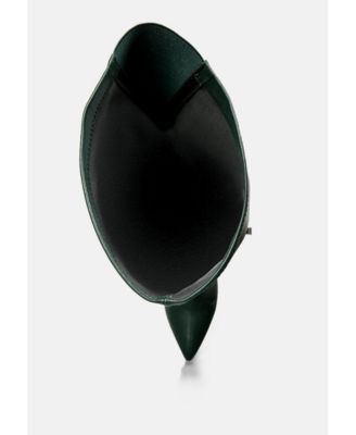 Womens Leggy Lass Wedge Heel Long Boots