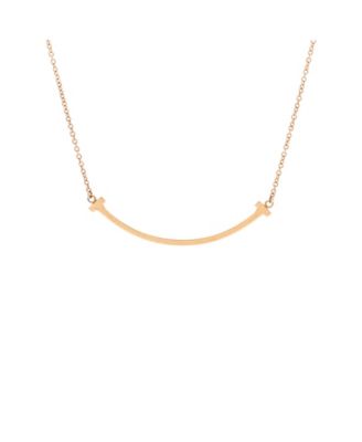 T Smile Pendant Necklace