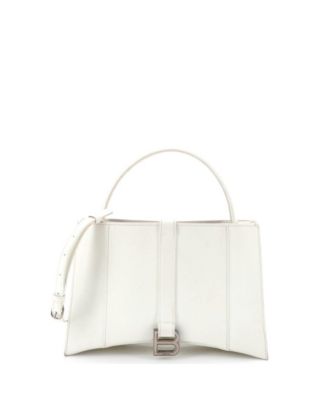 Small Hourglass East West Tote Leather