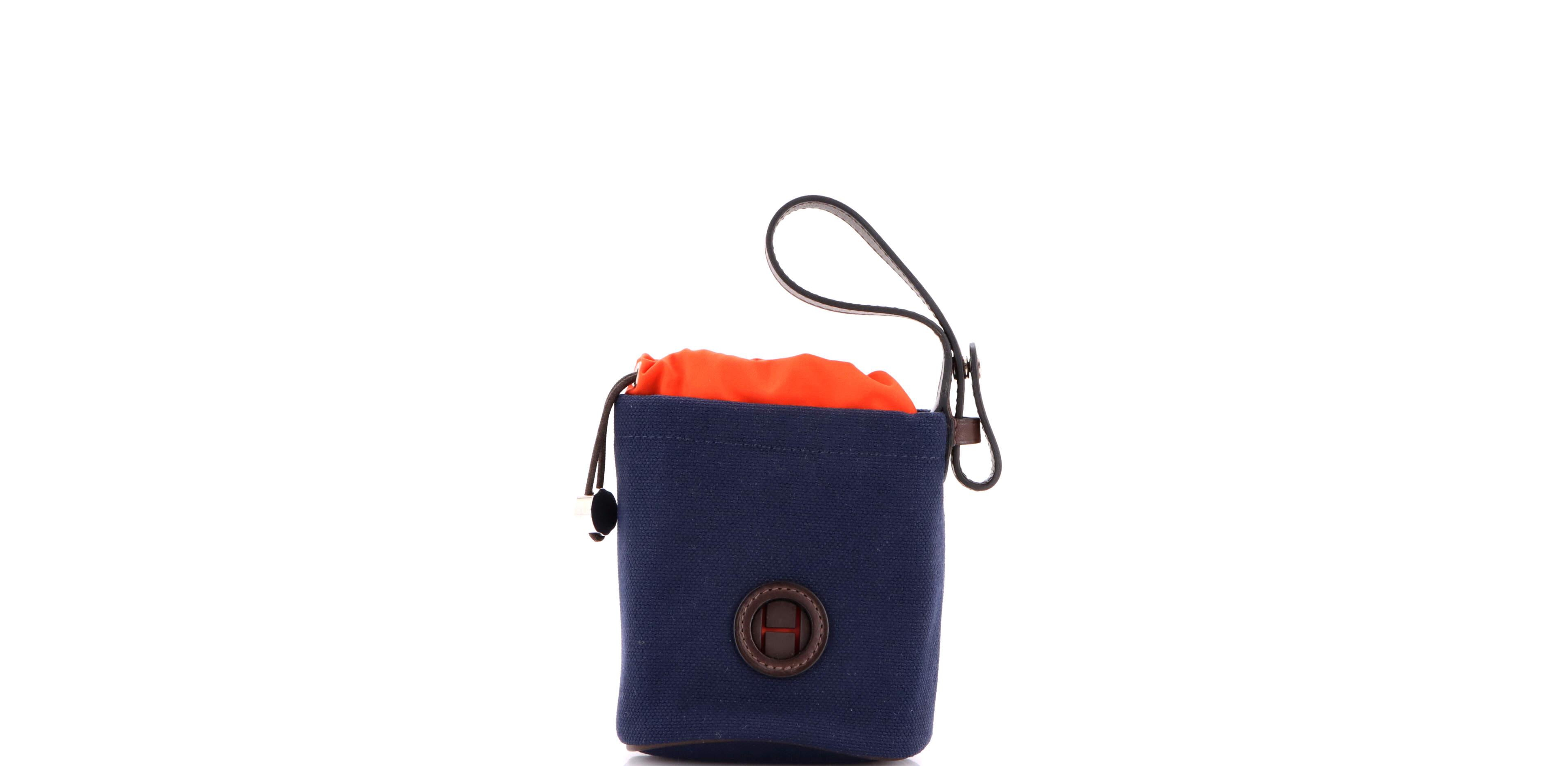 Pre-Owned HERMES On-The-Go Dog Pouch Toile