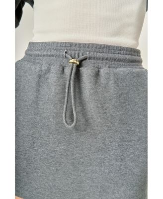 Women's French Terry Mini Skirt