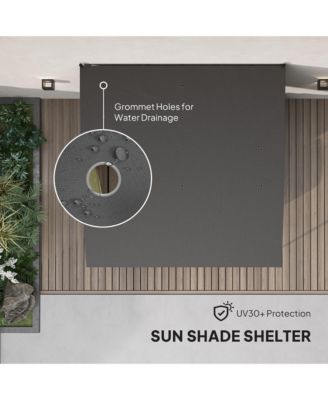 10' x 10' UV-Resistant Outdoor Pergola Canopy Shelter