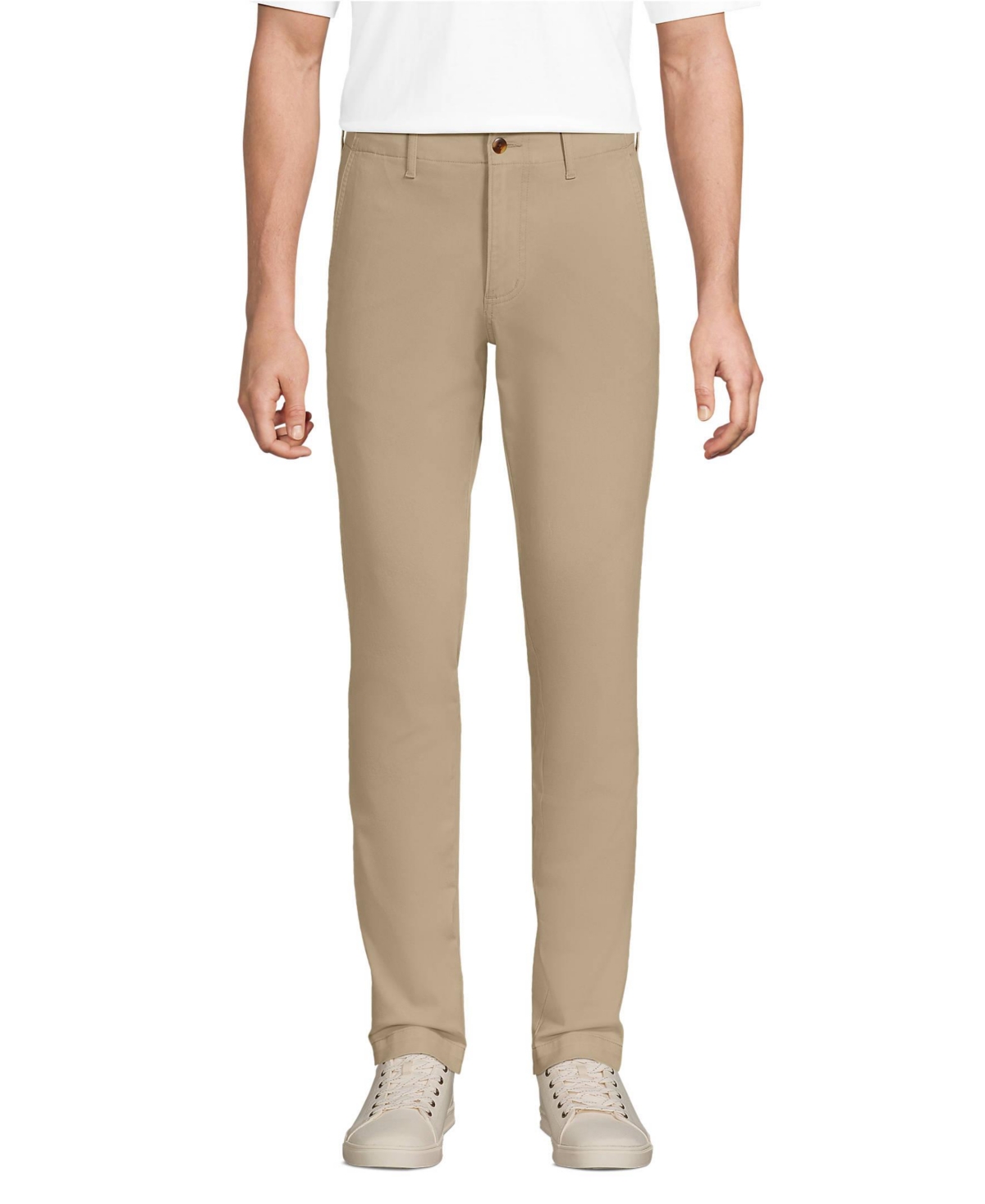 Draft - Lands' End Men's Knockabout Slim Fit Chino Pant - Desert tan