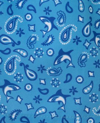 Boys' 2T-5 Crewneck Rash Guard and Printed Shorts, 2-Piece Set