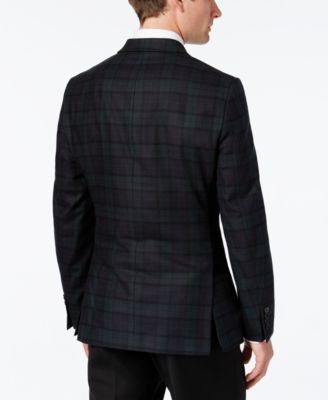 ralph lauren green plaid blazer