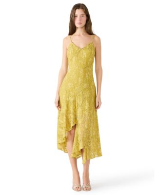 Juniors' Sweetheart Neck Fern Dress