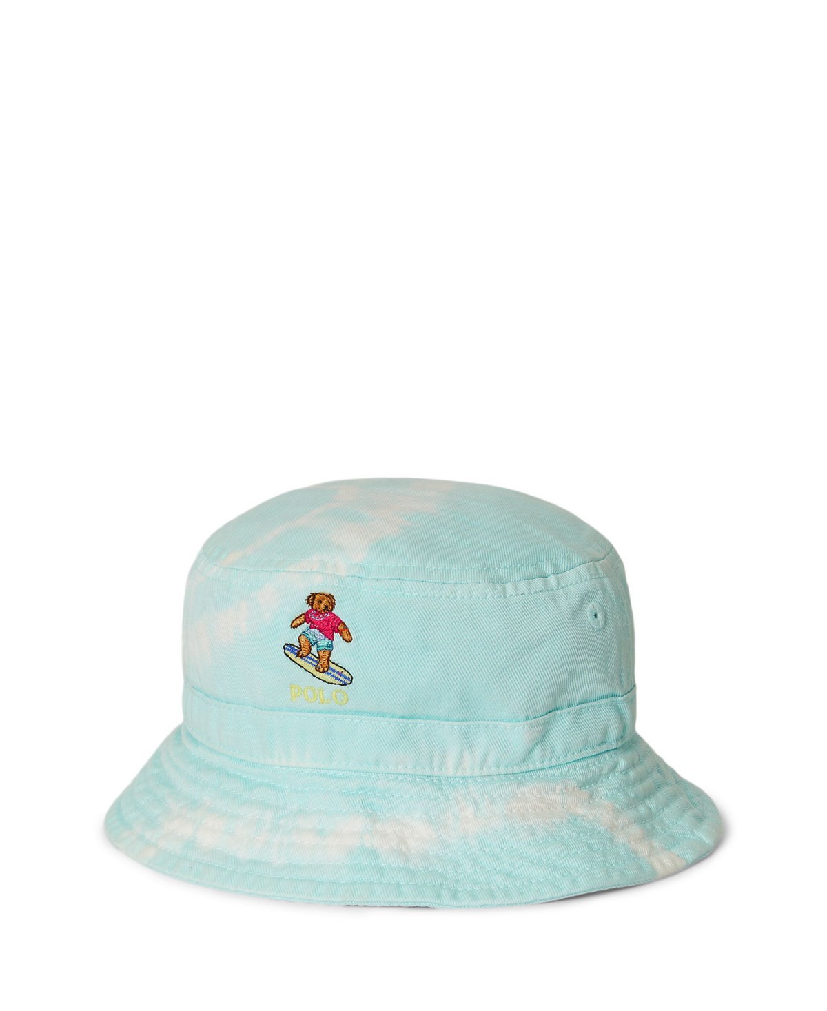 Детские Polo Ralph Lauren Baby Boys' Tie-Dye Polo Bear Twill Bucket Hat — фото 1