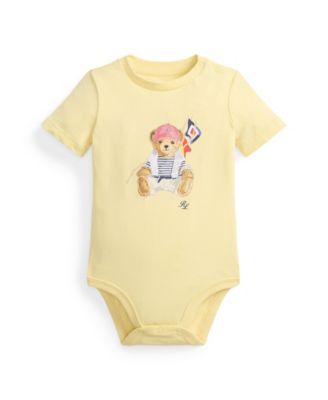 Baby Boys' Polo Bear Crewneck Bodysuit
