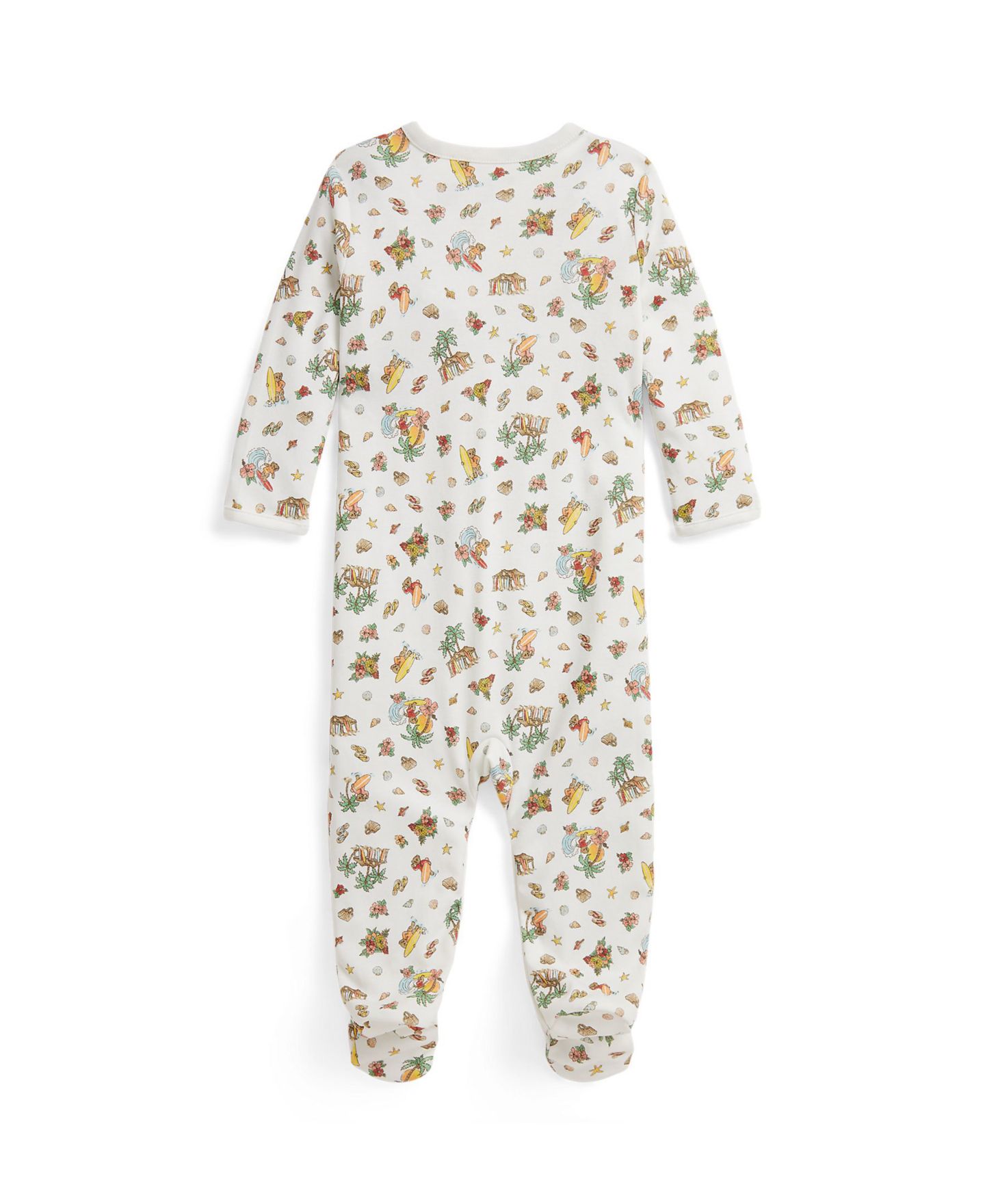 Комбинезон Polo Ralph Lauren Polo Bear Interlock Round Neck Coverall для мальчиков-малышей — фото 2