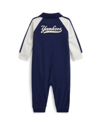 Baby Boys' Yankees Polo Collar Coverall