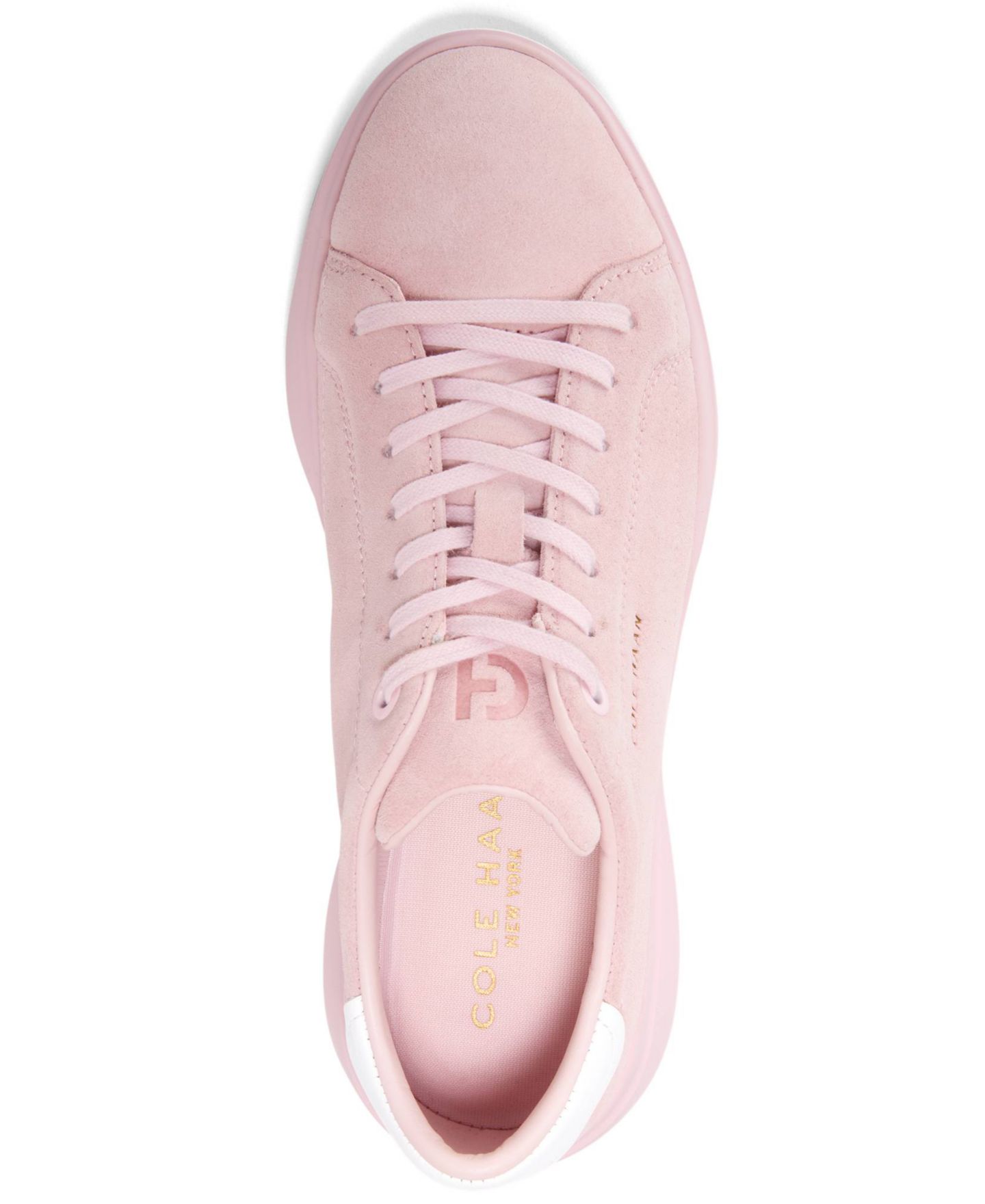 Женские кроссовки Cole Haan GrandprØ Tennis Lace-Up, цвет: Бледный сиреневый замшевый — фото 3