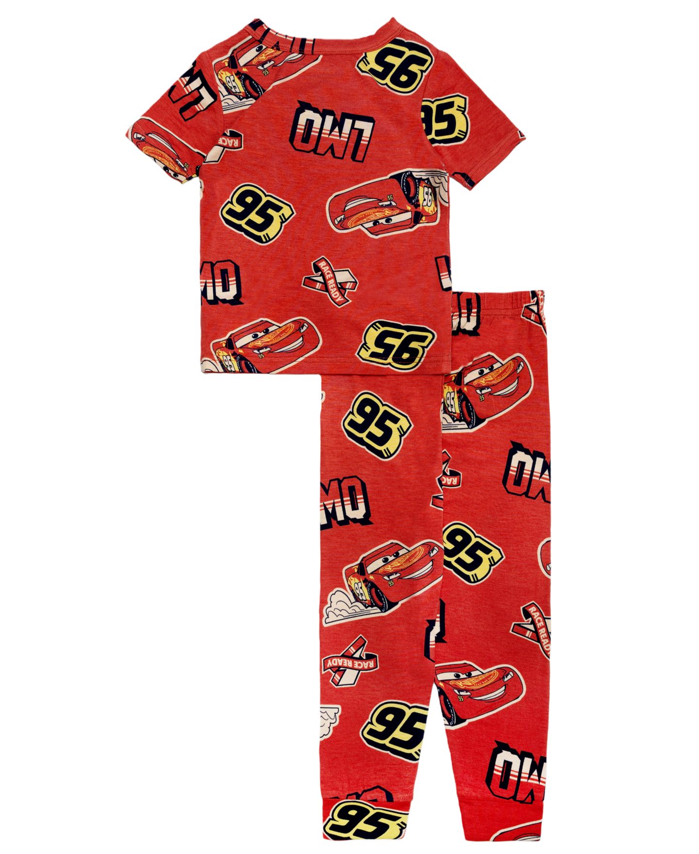 Комплект Cars Short-Sleeve Top and Long Joggers, 2-Piece Set для мальчиков-малышей, цвет: Красный — фото 2