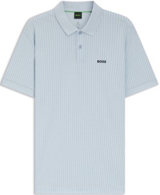 Men's Cotton-Piqu&eacute; All-Over Print Polo Shirt