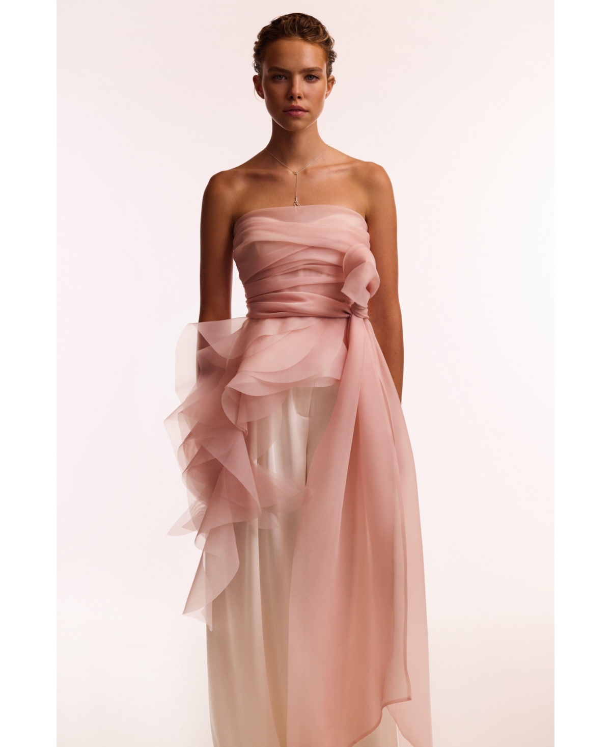 Milla Women's Dreamy off-shoulder blouse with meringue flounces