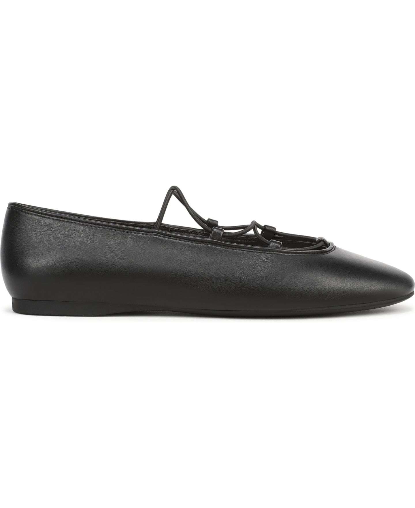 Женские балетки Franco Sarto Delira с круглым носом, цвет: Чёрный кожаный — фото 2