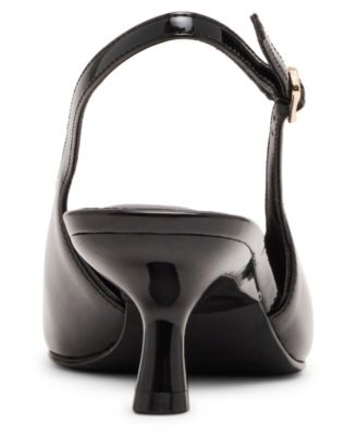Women's Slingback Kitten-Heel Pumps