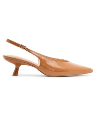 Women's Slingback Kitten-Heel Pumps
