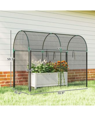 Crop Cage, 6' x 3' x 5' Large Plant Protection Tent,