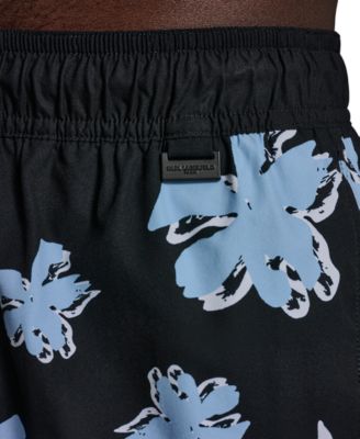 Men's Regular-Fit Quick-Dry 5" Swim Trunks with Boxer Brief Liner