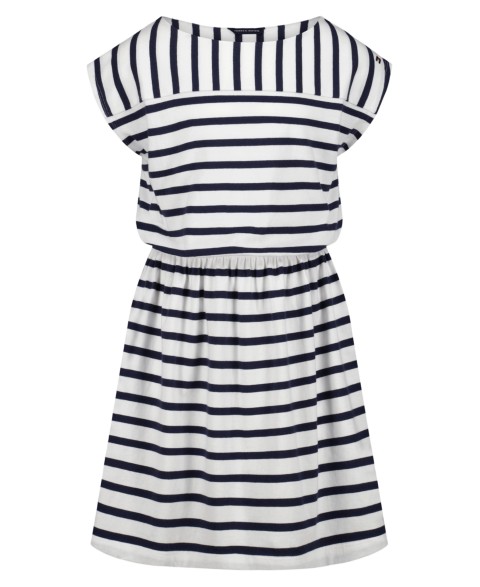 Платья Tommy Hilfiger Girls' 7-16 Boat Neck Stripe Dress