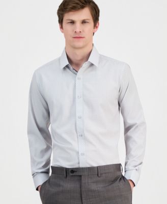 Men's Slim-Fit Performance Four-Way Stretch Dress Shirt