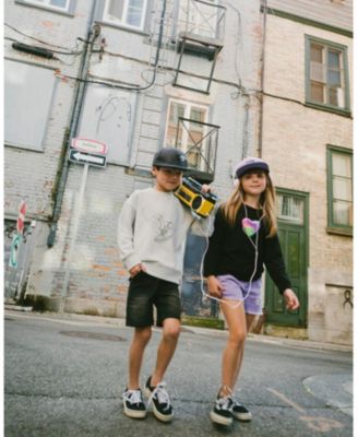 Big Girls ganic Cotton Jersey Long Sleeve T-Shirt Black