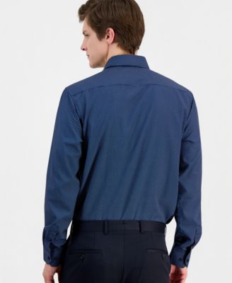 Men's Slim-Fit Performance Four-Way Stretch Dress Shirt