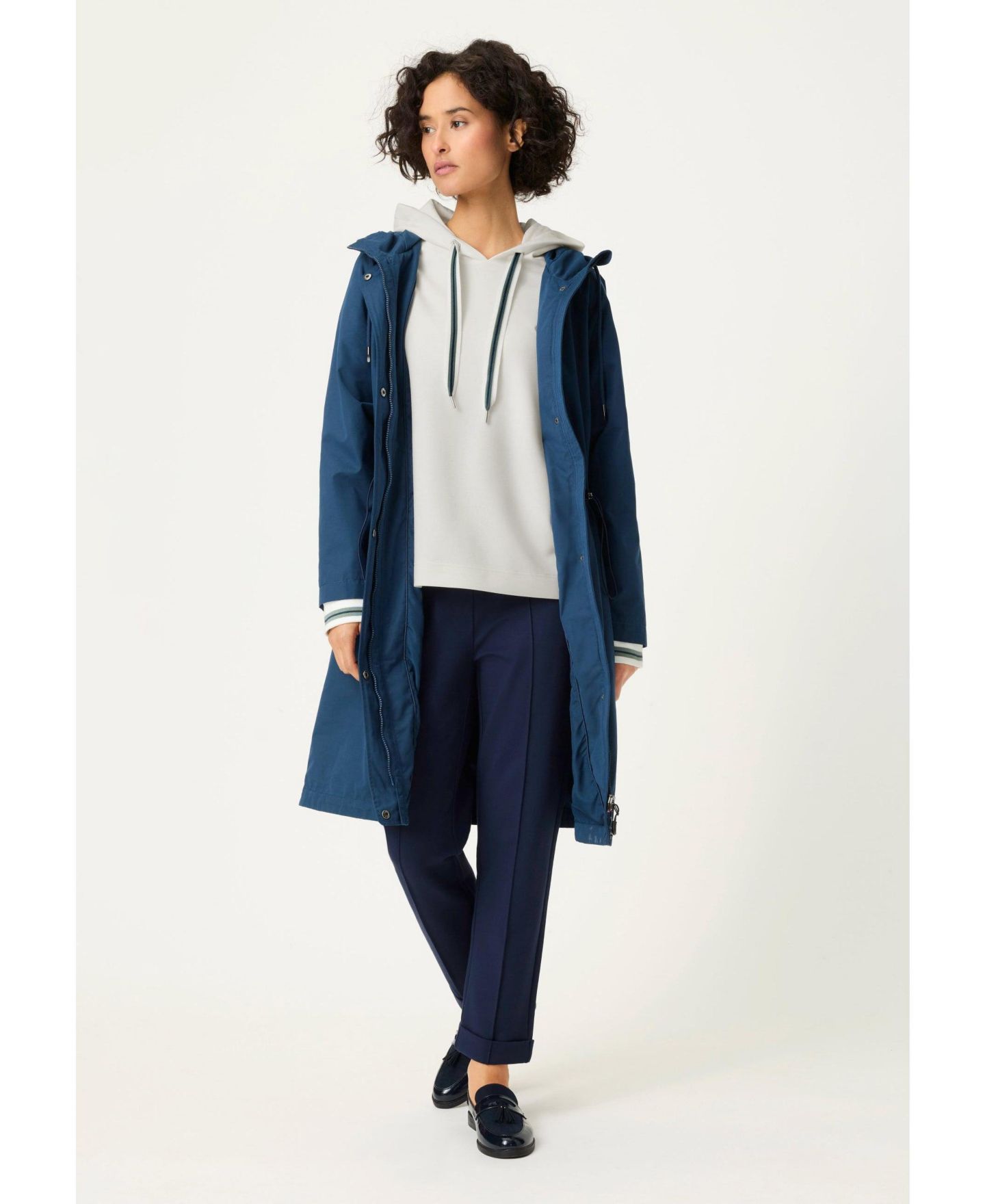 Женский топ Olsen Scuba Knit Jersey Top, цвет: Молочный белый — фото 5