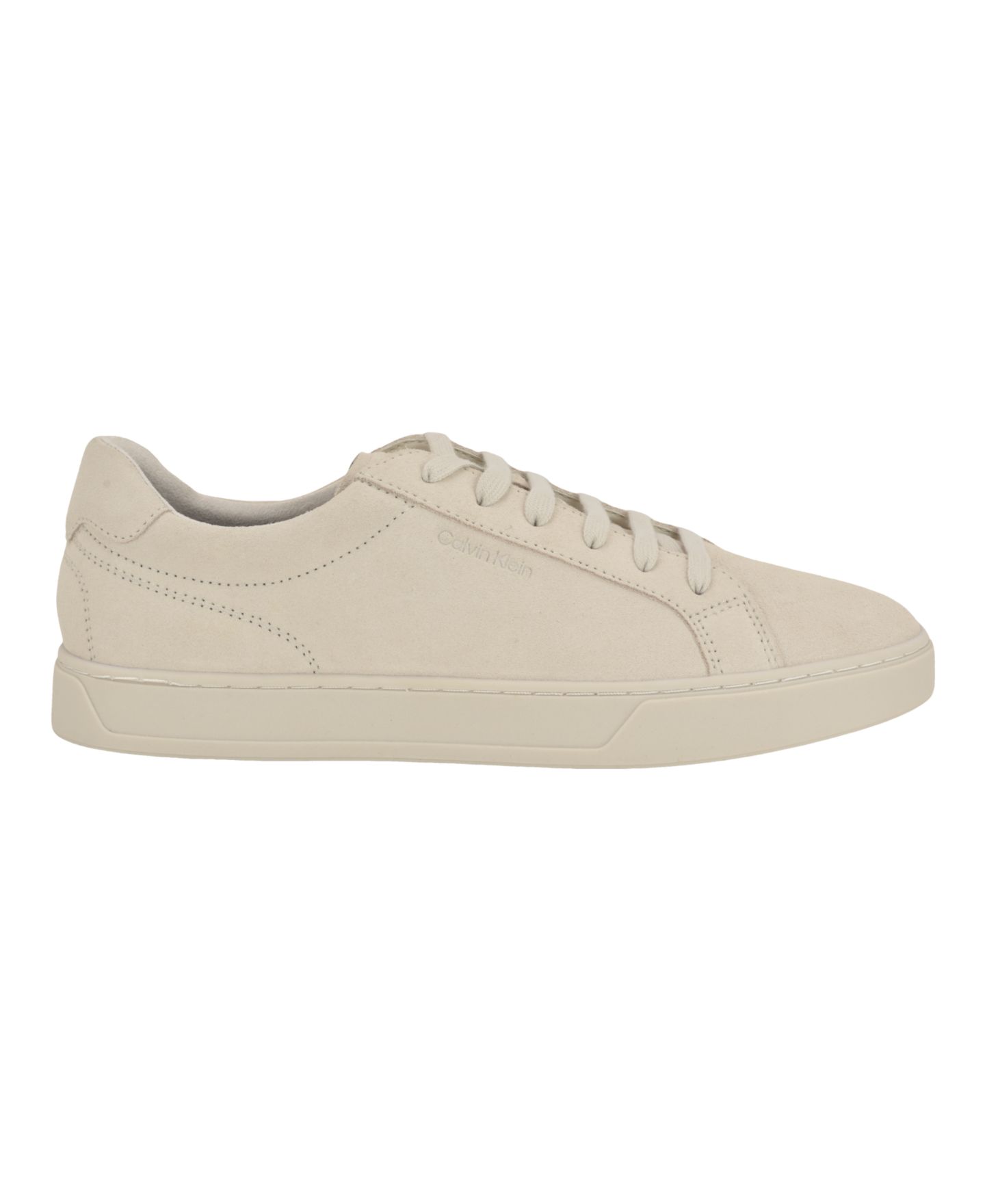 Мужские кроссовки Calvin Klein Hafkel Lace-Up, цвет: Слоновая кость замшевый — фото 2