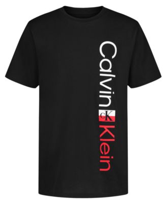 Boys' 8-20 Vertical CK Short-Sleeve Crewneck T-Shirt