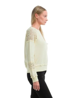 Women's Lace Details Sweatshirt