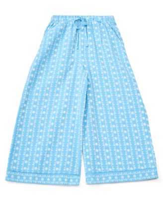 Girls' 7-16 Tie-Waist Wide-Leg Pants