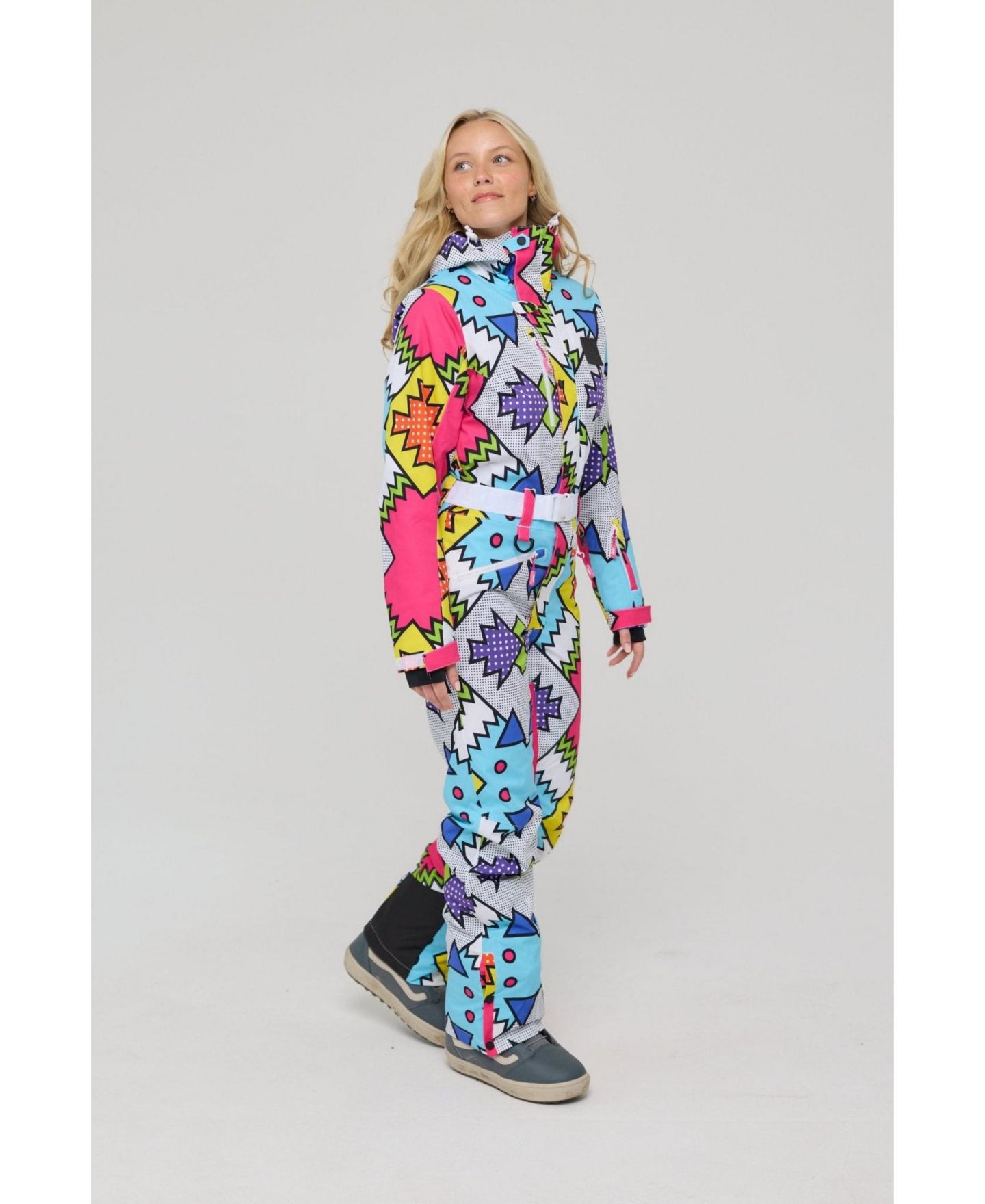 Женские куртки OOSC Day Tripper Ski Suit, цвет: Синий / Жёлтый — фото 5