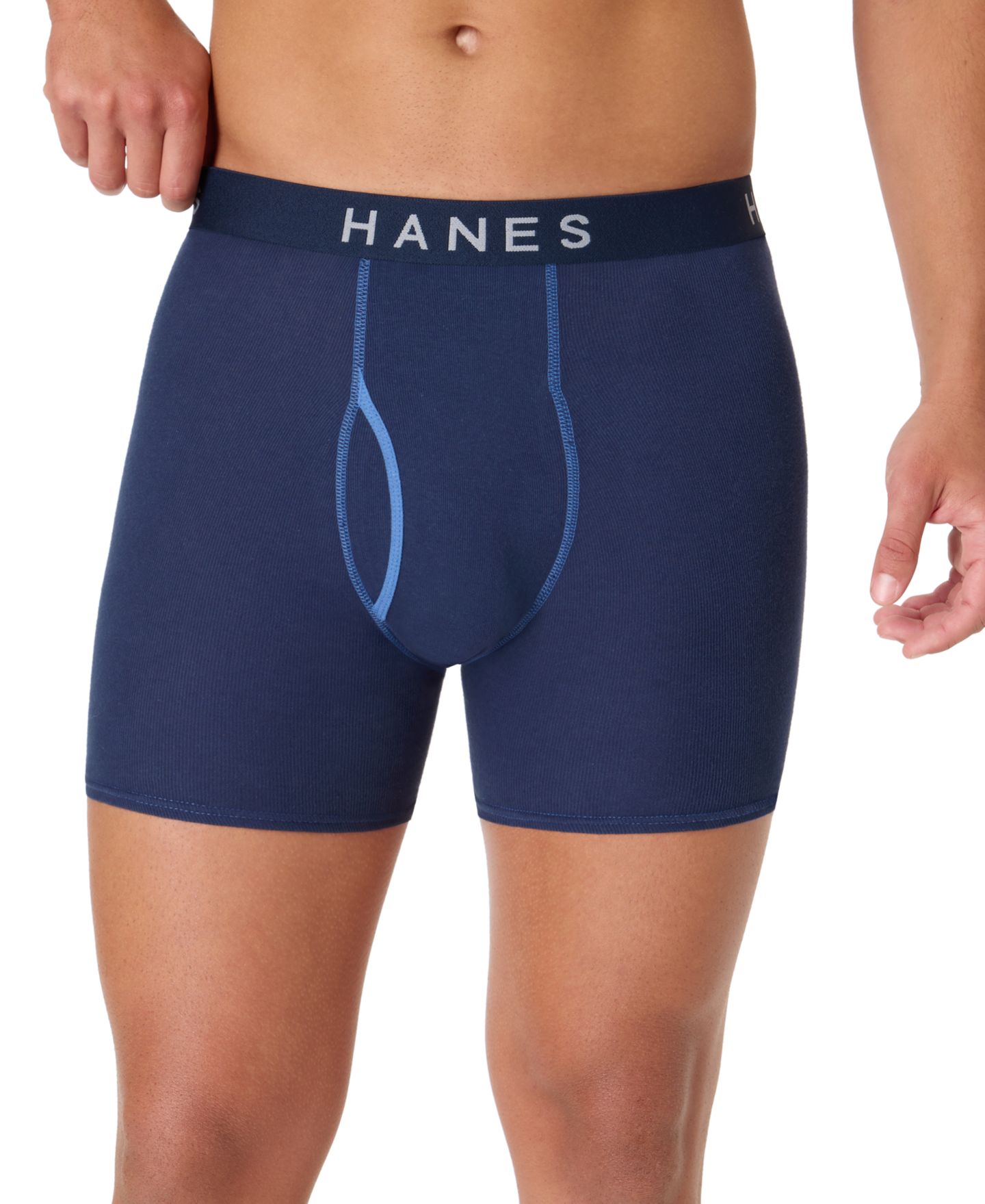 Трусы-боксеры Ringer для мужчин, 4 шт. — Hanes, цвет: Assorted Colors — фото 3