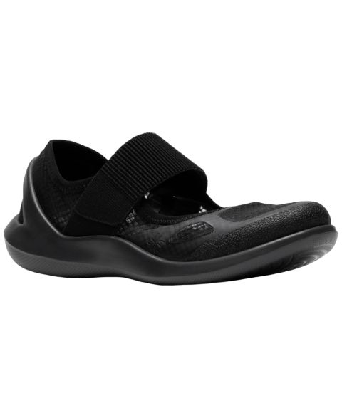 Женские балетки Clarks Cloudsteppers Solevana с ремешком, цвет: Чёрный