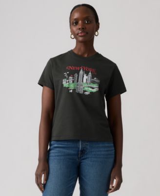 Women's Crew Neck Graphic Print T-Shirt