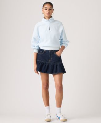 Women's Mid-Rise Flounce Mini Skirt