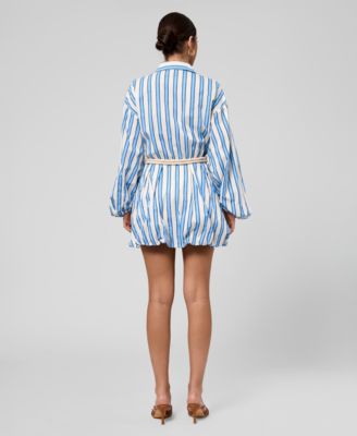 Women's Collared Neck Shirt Dress