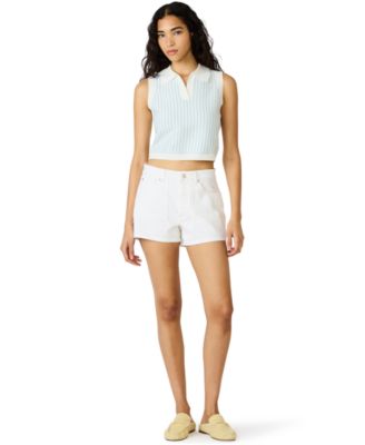 Women's Amery Striped Collared Sleeveless Sweater