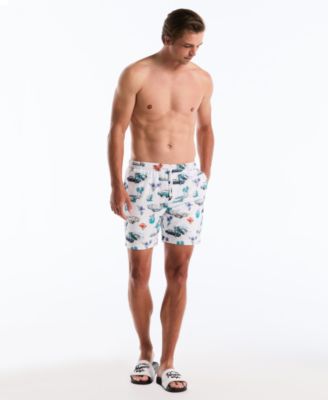 Men's Car Print Swim Trunks