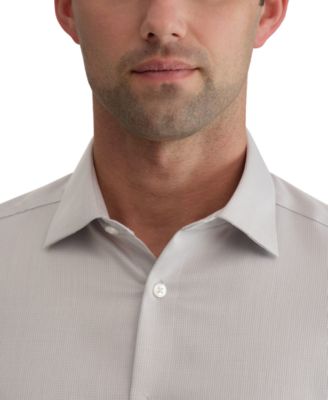 Men's Solid Regular-Fit Stretch Dress Shirt