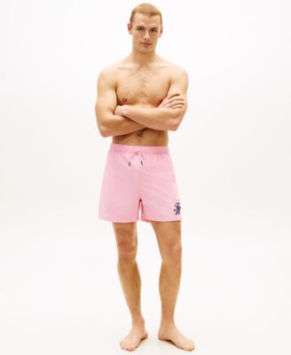 Men's Medium Drawstring Tonal Ithaca Stripe Swim Trunks